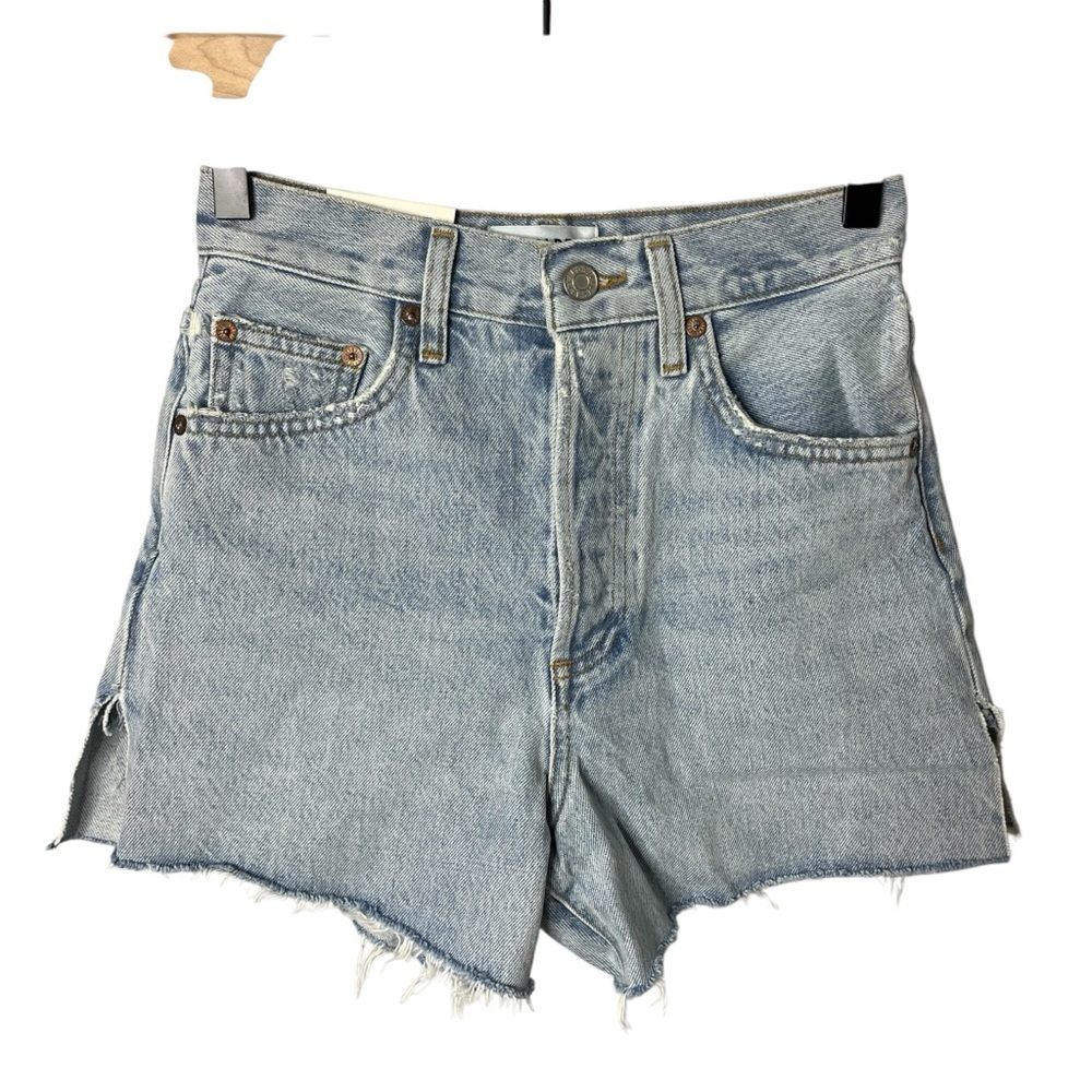 Agolde Dee Vintage High Rise Shorts Denim Size 23 Style 30630 - Picture 3 of 8